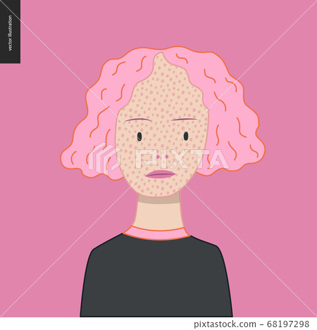 Bright characters portraits 68197298