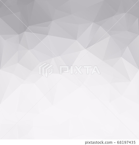 Gray White Polygonal Background, Creative Design - Stock Illustration ...
