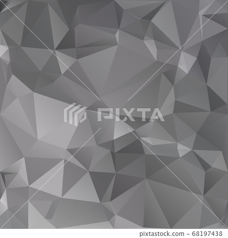 Gray White Polygonal Background, Creative Design - Stock Illustration ...