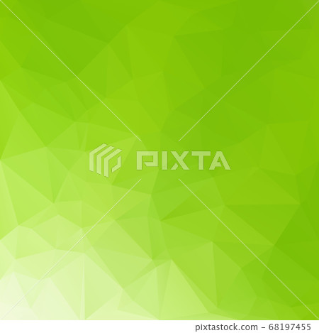 Green Polygonal Mosaic Background, Creative Design 68197455