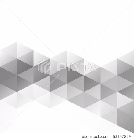 Gray White Grid Mosaic Background, Creative Design 68197899