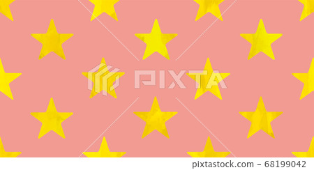 水彩星星圖案無縫 68199042