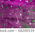 Artist working wooden table top with paint marks spill all over the surface. Backgrounds collection 68200539