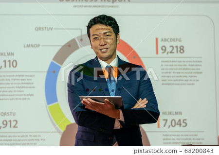 presentation, business man, business 68200843