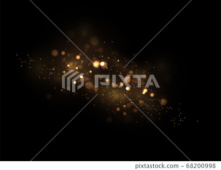 Golden dust sparks. Golden dust sparks. 68200998