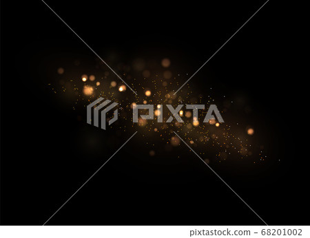 Golden dust sparks. Golden dust sparks. 68201002