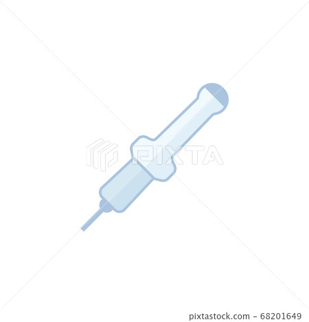 ultrasound device icon on white ultrasound device icon on white 68201649