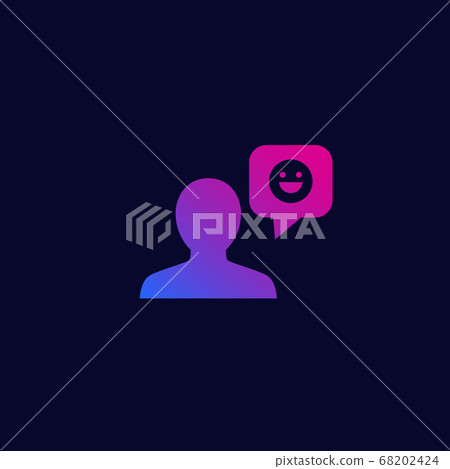 positive or good feedback icon 68202424