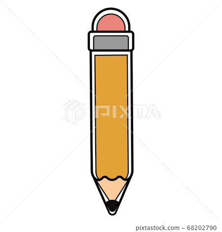 Isolated pencil icon Isolated pencil icon 68202790