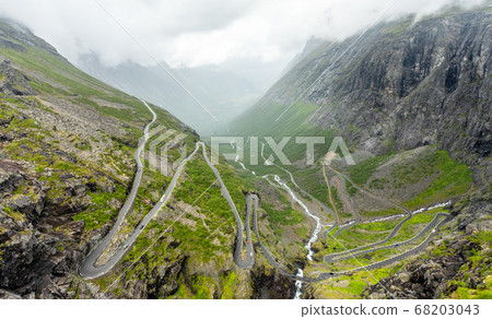 Path of trolles, the curved road across mountain, Path of trolles, the curved road across mountain, 68203043
