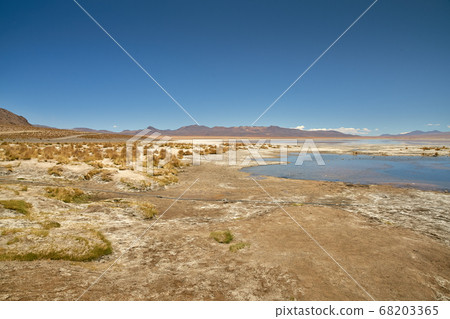 Views at Polques hot springs - South of Bolivia. Views at Polques hot springs - South of Bolivia. 68203365