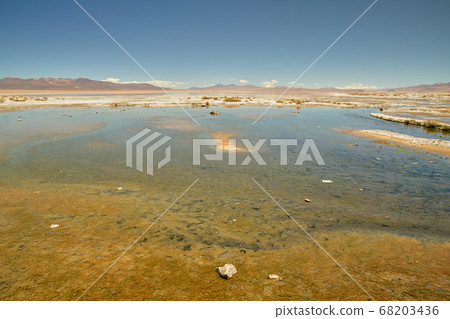 Views at Polques hot springs - South of Bolivia. Views at Polques hot springs - South of Bolivia. 68203436