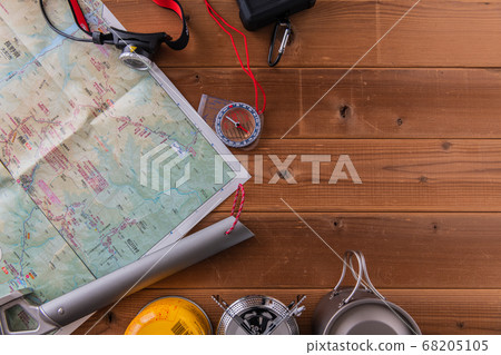 Mountain map bird's-eye view image 68205105