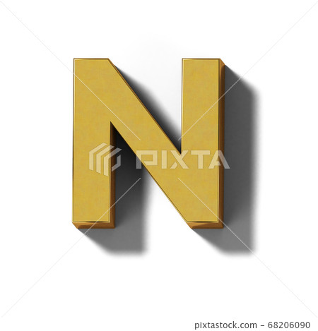 現實的金印刷體字母(透明背景) 現實的金印刷體字母(透明背景) 68206090