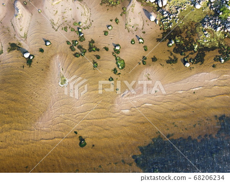 water bottom from above, aerial photo water bottom from above, aerial photo 68206234