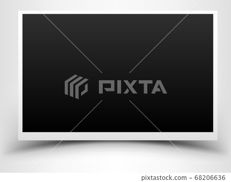 Blank photo on white background Blank photo on white background 68206636