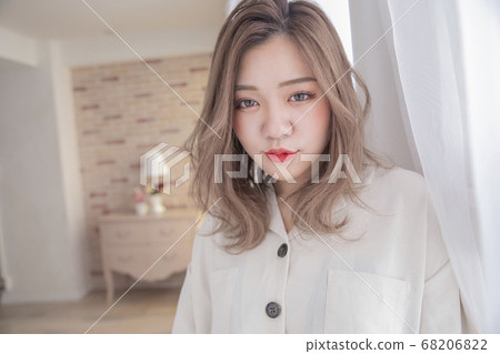 Yurufuwa Medium Hair Japanese Hairstyle Beauty Beauty Salon Fashion 68206822