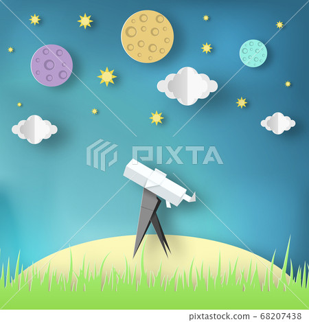 Paper Origami Abstract Concept. Paper Origami Abstract Concept. 68207438