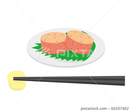 Cod roe vector illustration - Stock Illustration [68207802] - PIXTA
