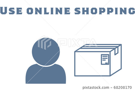 Icon illustration of delivery of goods Icon illustration of delivery of goods 68208170