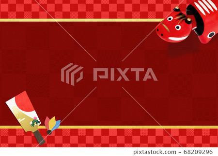 2021 ox year new year's card 68209296