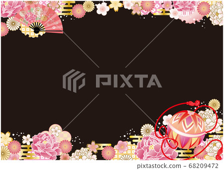 Japanese pattern background 86 68209472