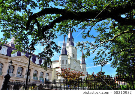 Southern New Orleans French Quarter Landscape 68210982