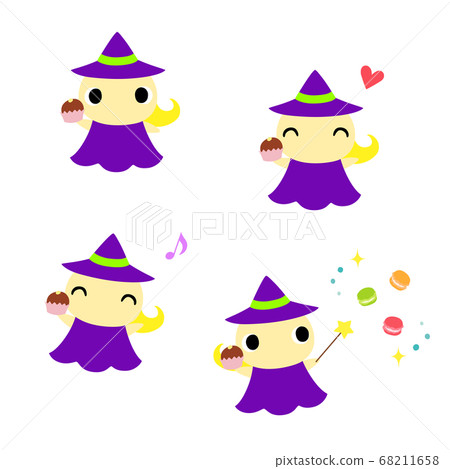 Witch with sweets Witch with sweets 68211658