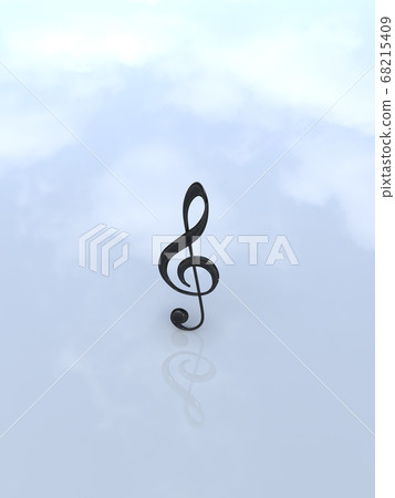 Three-dimensional, rounded black note image background 3DCG illustration design Three-dimensional, rounded black note image background 3DCG illustration design 68215409