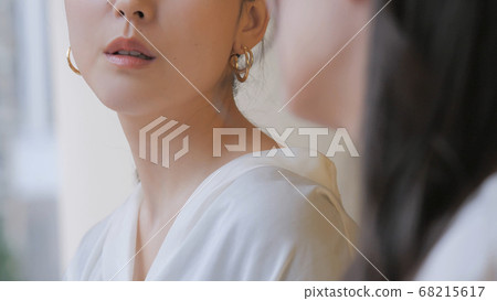 商業朋友婦女午餐休息喝咖啡聊天 68215617