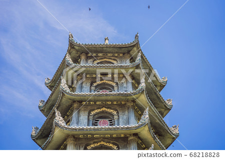 Non Nuoc Pagoda at the marble mountains in Danang city in Vietnam Non Nuoc Pagoda at the marble mountains in Danang city in Vietnam 68218828