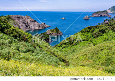 (Shizuoka Prefecture) Hirizo coast from Cape Aiai (Shizuoka Prefecture) Hirizo coast from Cape Aiai 68219802