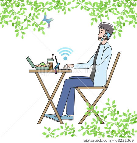 A young man who works A young man who works 68221369