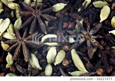 Assorted Spices Close Up 68221473