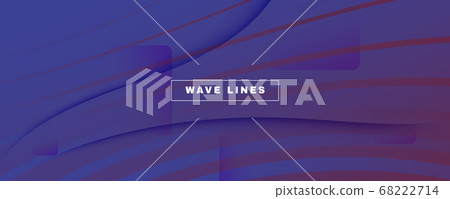 Red Dynamic Abstract. Fluid Lines Brochure. 3d - Stock Illustration ...