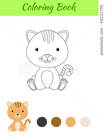 baby cat coloring pages