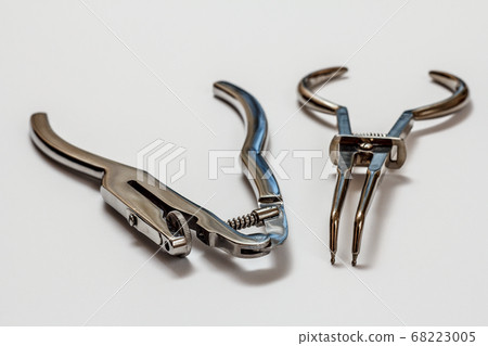 Set of metal dental instruments for teeth dental 68223005