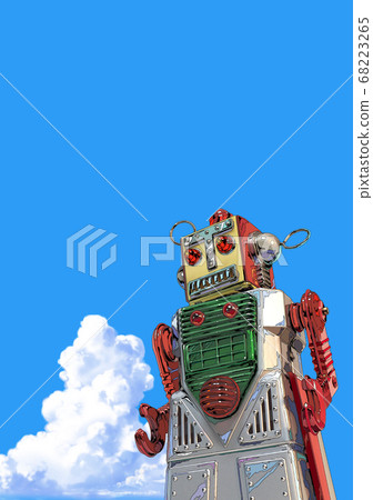 錫機器人玩具圖 68223265