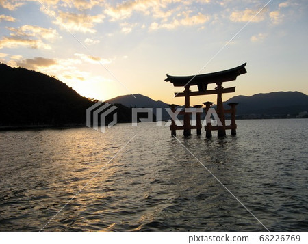 Toriijima Shinto shrine torii Toriijima Shinto shrine torii 68226769