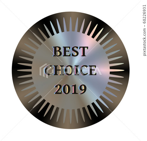 Best choice round hologram realistic sticker. Vector element for product quality guarantee Best choice round hologram realistic sticker. Vector element for product quality guarantee 68226931