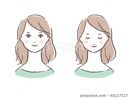 Alassa woman face Alassa woman face 68227527