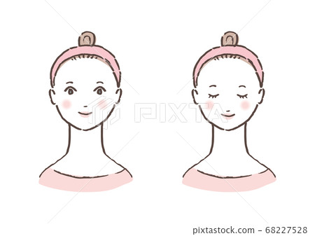 Woman's face to be washed Woman's face to be washed 68227528