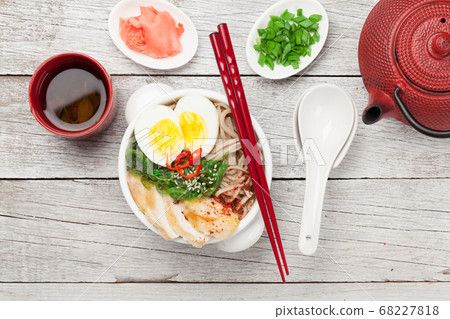 Asian noodle ramen soup Asian noodle ramen soup 68227818
