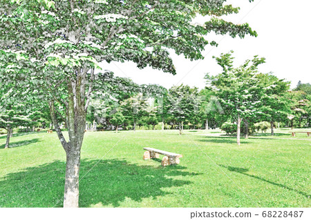 [Fresh green] Green park [colored pencils] 68228487