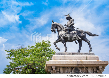 Sendai Castle Ruins, Equestrian Statue of Date Masamune 68229064