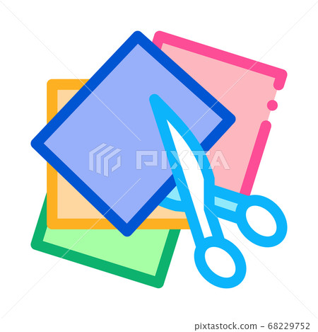 preschool education cut scissors icon vector outline illustration preschool education cut scissors icon vector outline illustration 68229752