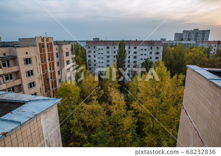 Abandoned buildings of ghost town Pripyat Abandoned buildings of ghost town Pripyat 68232836