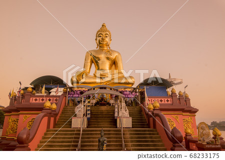 THAILAND SOP RUAK MEKONG GIANT BUDDHA TEMPLE 68233175