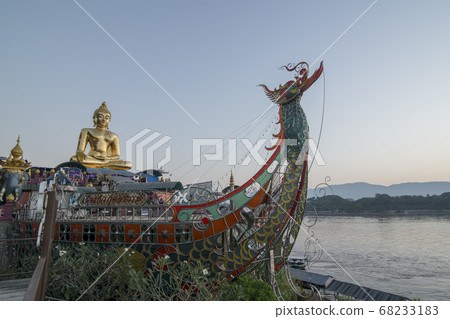 THAILAND SOP RUAK MEKONG GIANT BUDDHA TEMPLE THAILAND SOP RUAK MEKONG GIANT BUDDHA TEMPLE 68233183