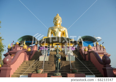 THAILAND SOP RUAK MEKONG GIANT BUDDHA TEMPLE 68233547